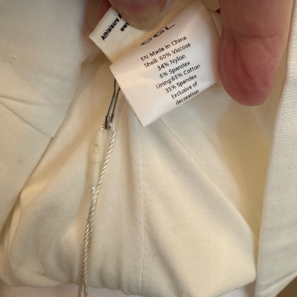 NWT OGL White Sleeveless Longline Button-Up Vest/Waistcoat Women’s Size Large - Picture 8 of 14